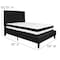 Flash Furniture Roxbury Full Platform Bed Set, Black SL-BM-22-GG - alternate 4